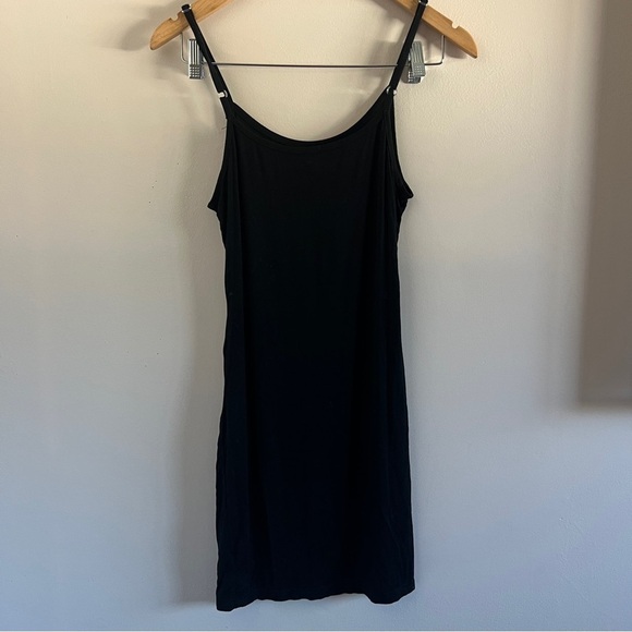 Black Butterfly Bodycon Tank Dress - Picture 3 of 3